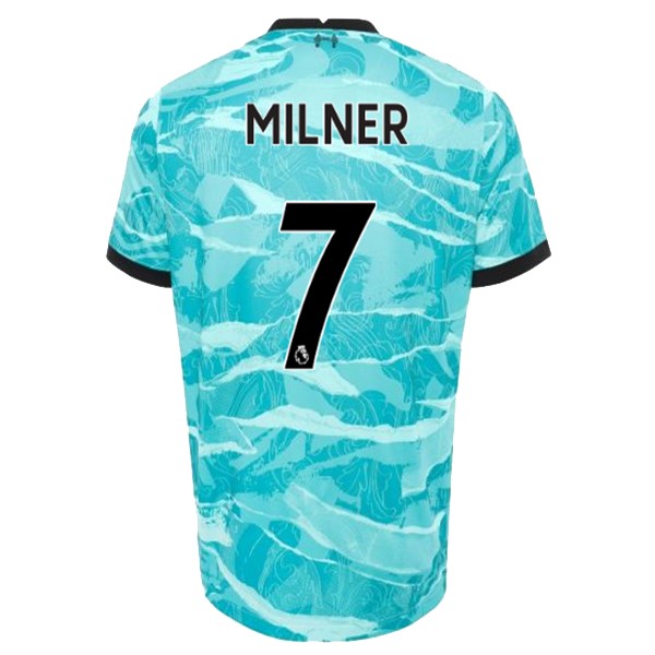 Camiseta Liverpool NO.7 Milner 2ª Kit 2020 2021 Azul